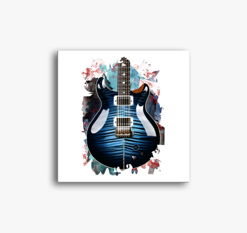 Santana kitara slika na platnu