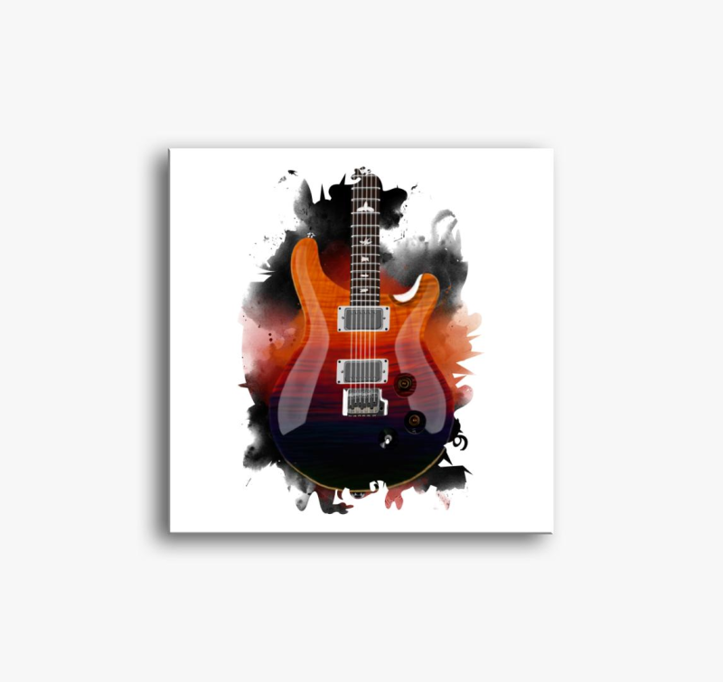 Al Di Meola kitara slika na platnu