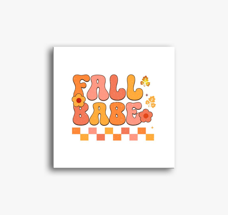 fall babe slika na platnu