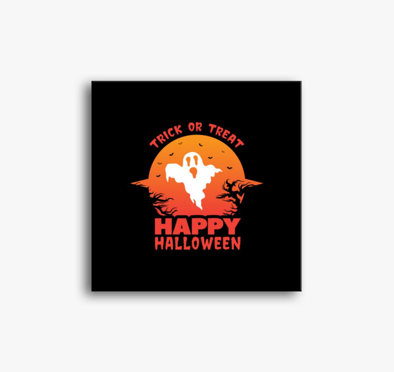 trick or treat happy halloween slika na platnu