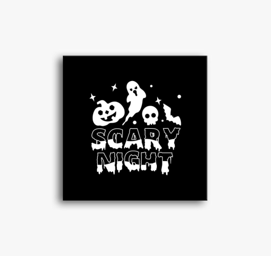 scary night slika na platnu