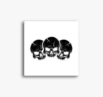 3 black skulls slika