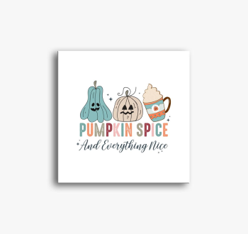 pumpkin spice pasztell slika na platnu