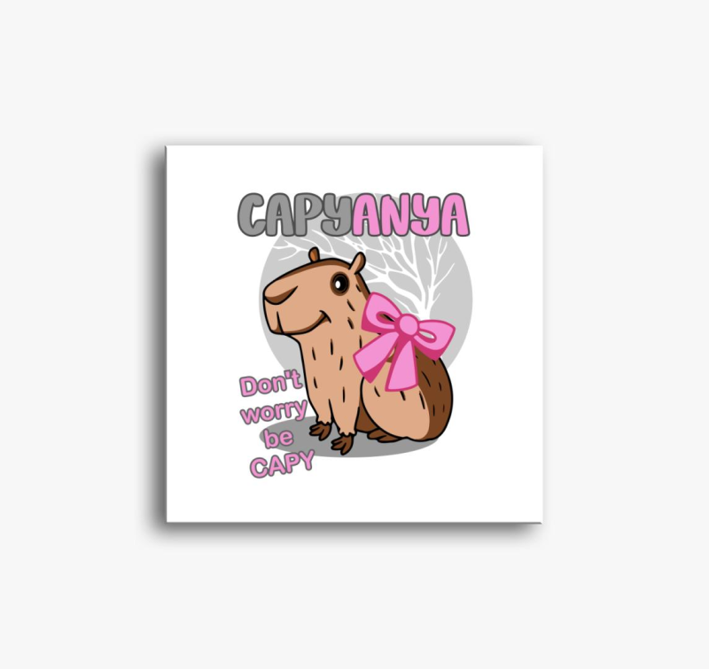 CapyAnya slika na platnu