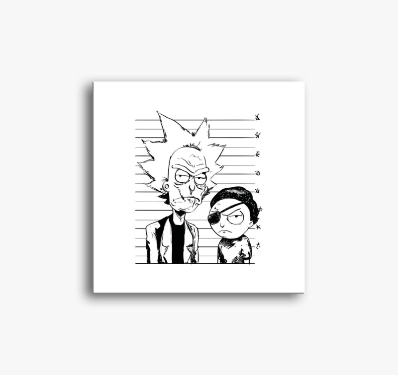 RickandMorty slika na platnu