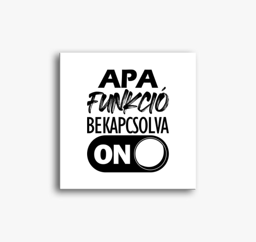 Oče slika na platnu