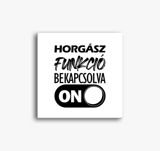 Ribič slika na platnu