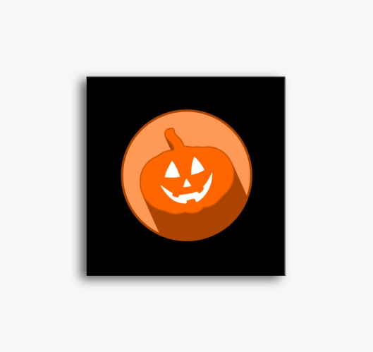 Ikon halloweenes slika na plat...