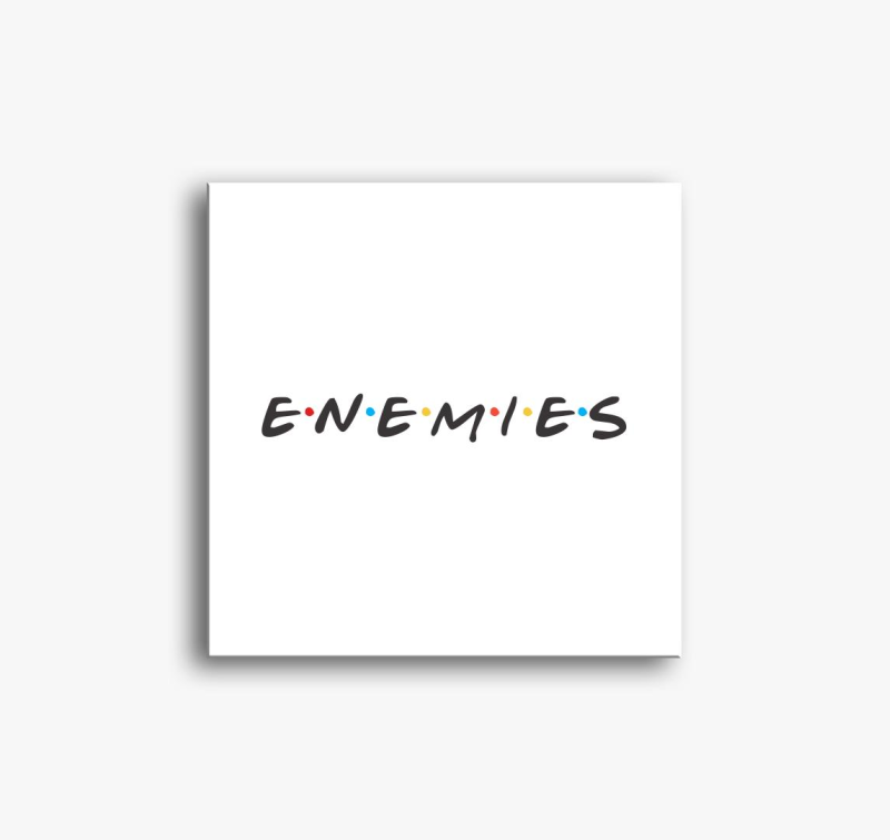 Enemies - slika na platnu