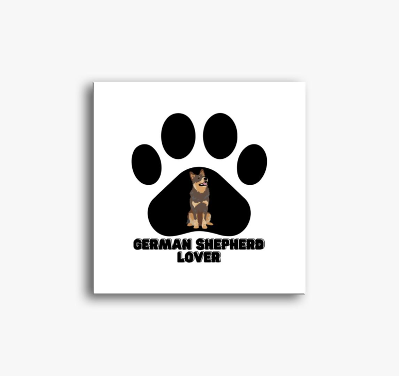 Germen Shepherd lover slika na platnu