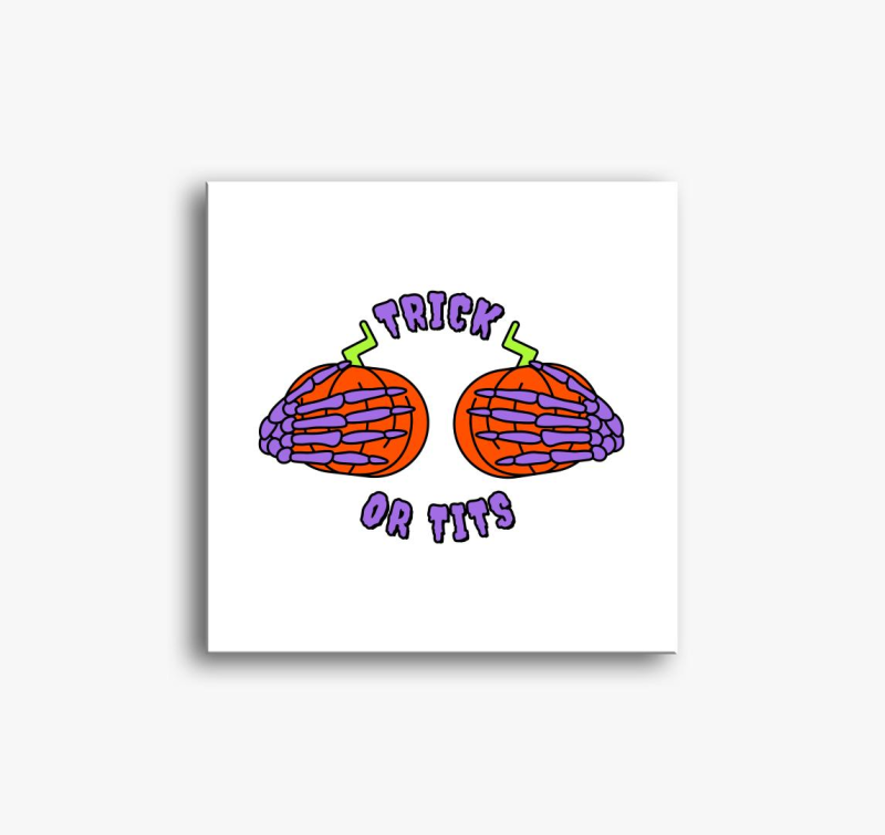 TRICK OR TITS (HLWN) slika na platnu