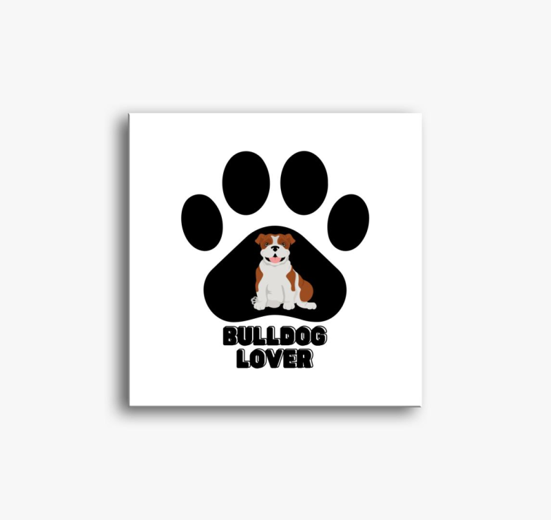 Bulldog Lover slika na platnu