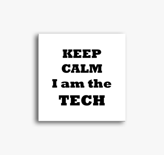 keep calm TECH slika na platnu