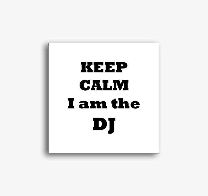 keep calm DJ slika na platnu