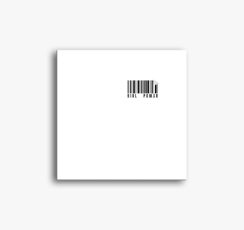 Girl power white sti...