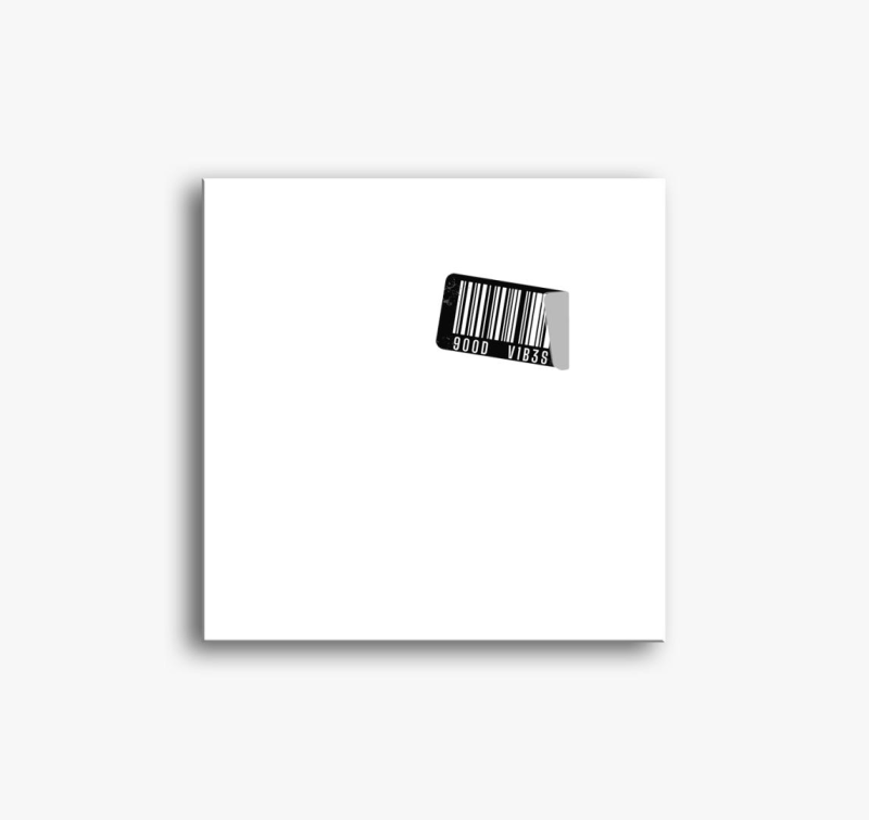 Good vibes black sticker slika na platnu