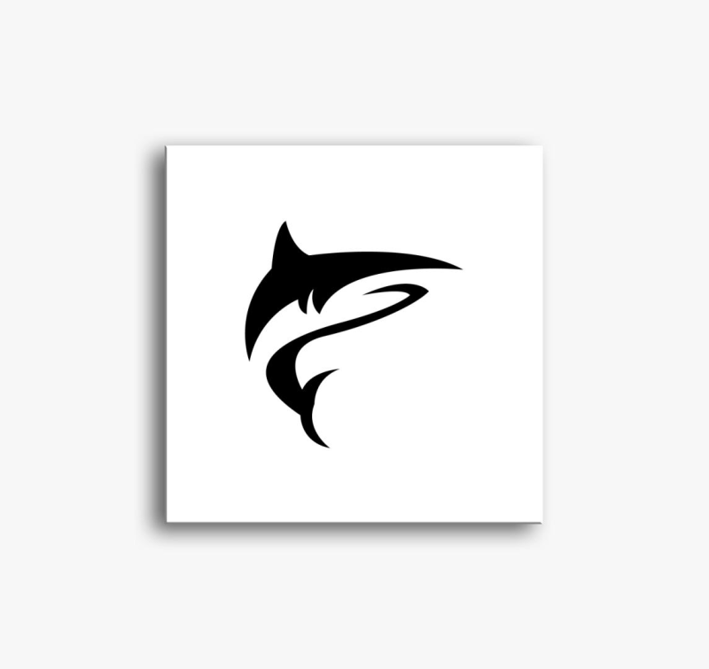 sziluett slika na platnu