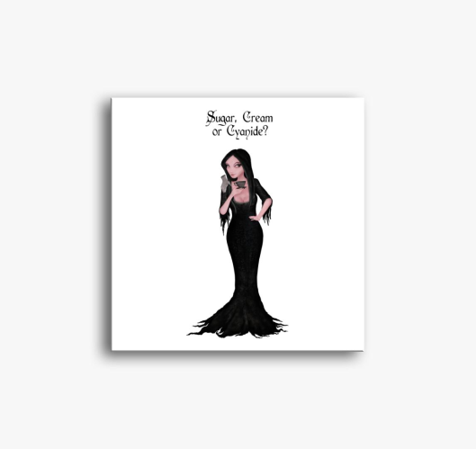 Morticia slika na platnu