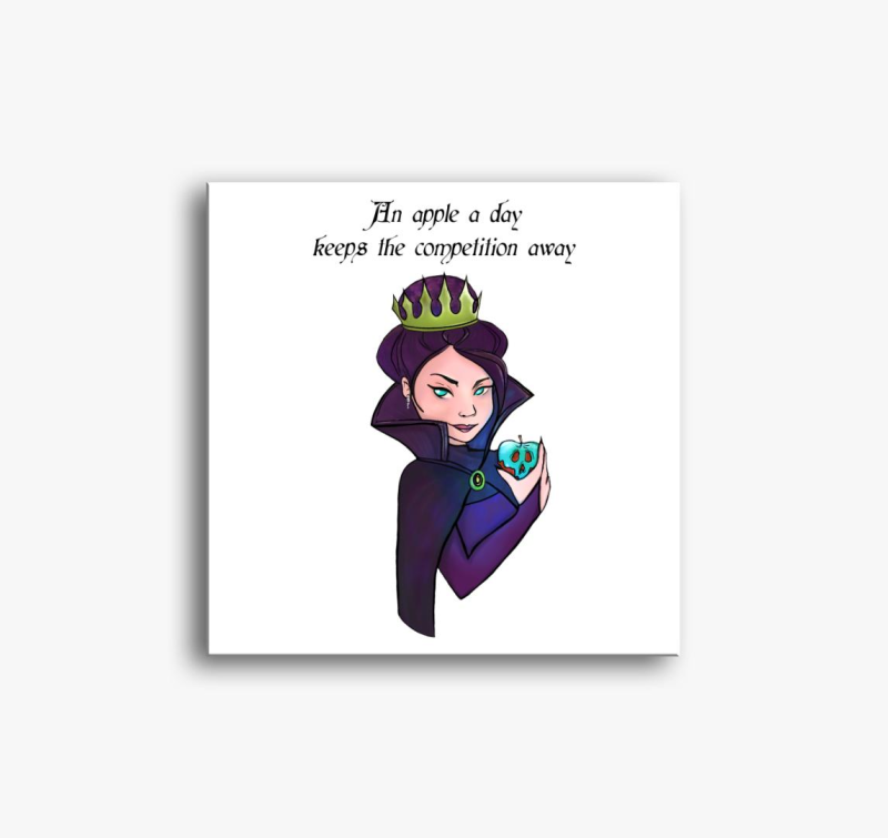 Evil queen feliratos slika na platnu