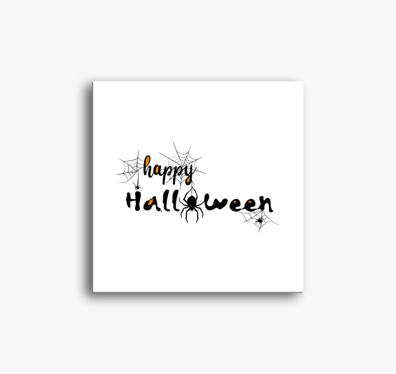Happy Halloween 2 felirat slika na platnu