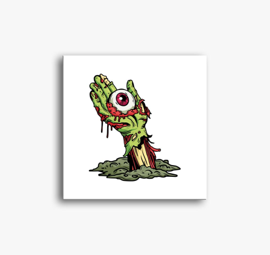 Halloween zombi slika na platn...