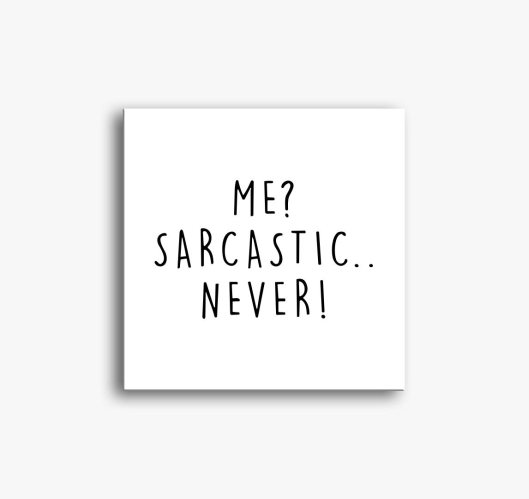 szarkasztikus? Soha! slika na ...