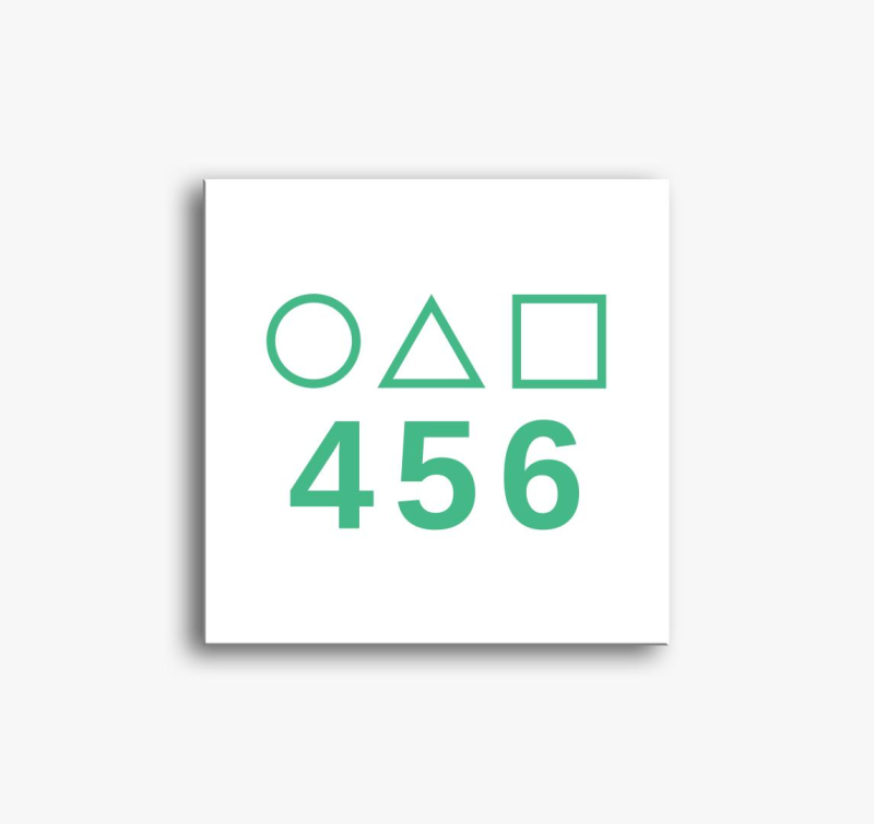 Squit game 456 slika na platnu