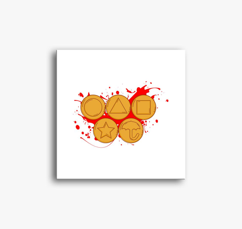 Squit game slika na platnu