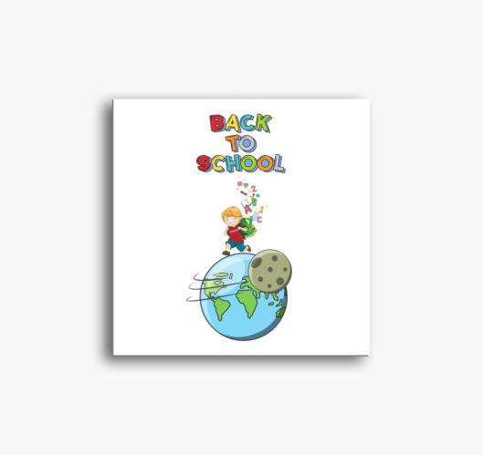 Back to school 2 slika na plat...