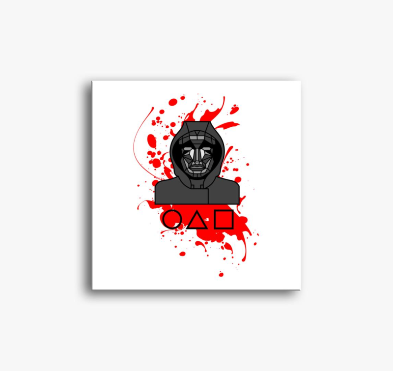 Squit game slika na platnu