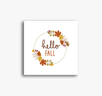 Hello Fall slika na 