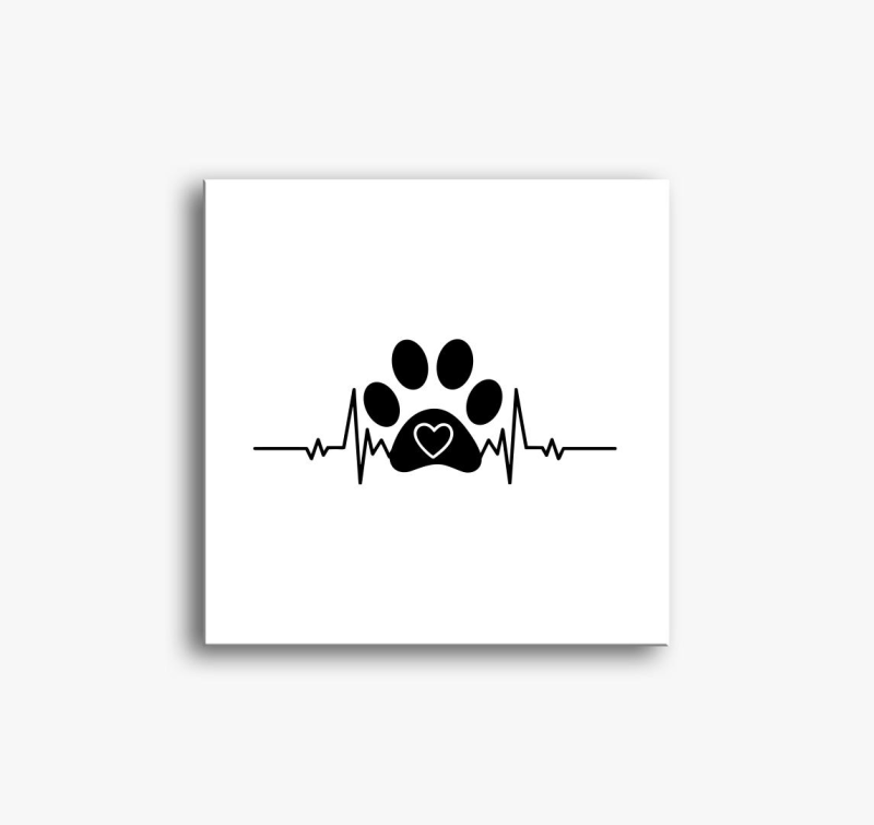 Mancs szeretetet 2 slika na platnu