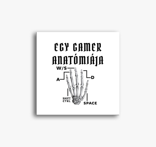 Gamer slika na platnu