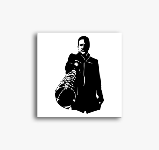 Negan sziluett slika na platnu