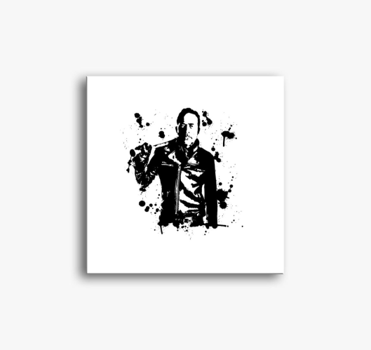 Negan 2 sziluett slika na plat...