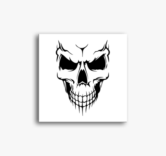 Skull slika na platnu