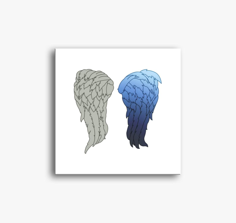 Daryl vest wings slika na platnu