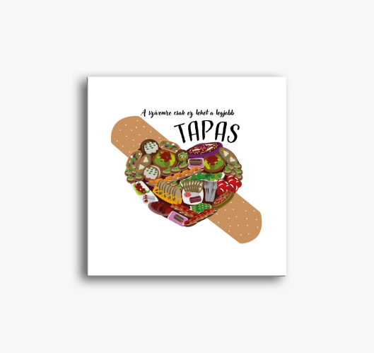 Tapas -os slika na platnu