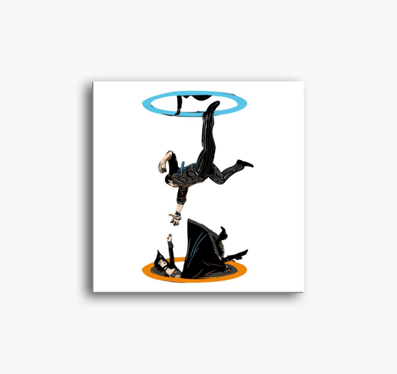 Portal 2 portals slika na platnu