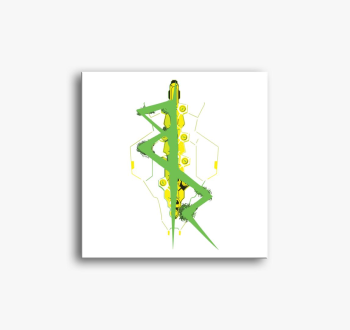 Cyberpunk art slika na platnu