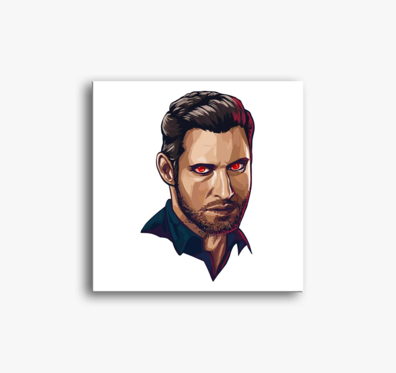 Lucifer Morningstar slika na platnu