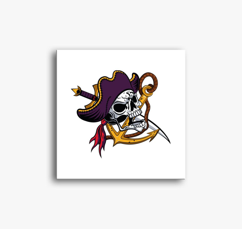 Pirate skull 4 slika na platnu