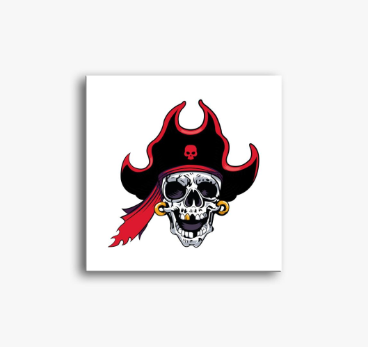 Pirate skull 7 slika na platnu