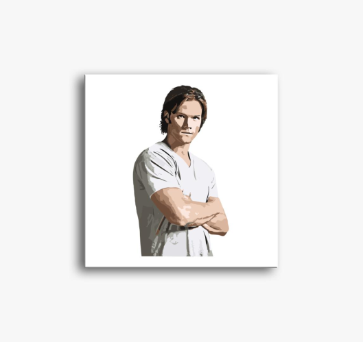 Supernatural Sam slika na plat...