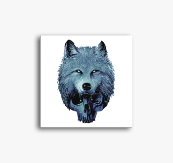 Skull wolf slika na platnu