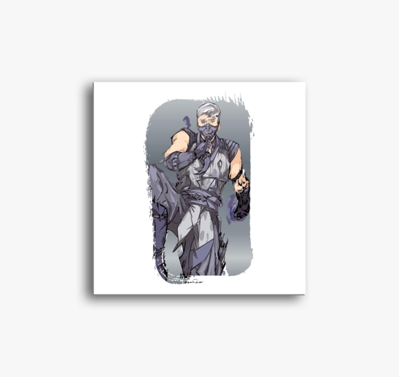 Mortal Kombat Smoke avatar slika na platnu