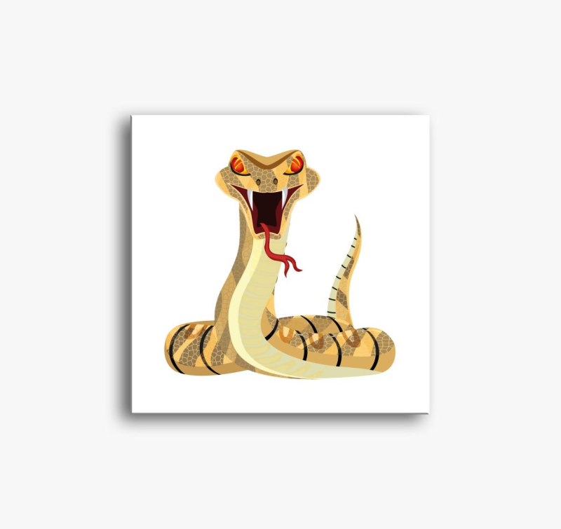 Snake slika na platnu