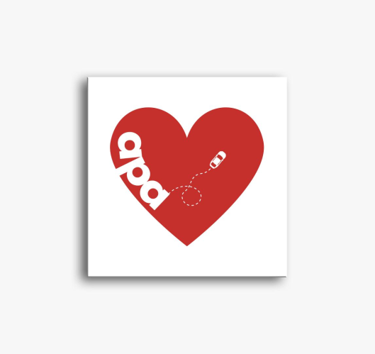 Oče felirattal slika na platnu...