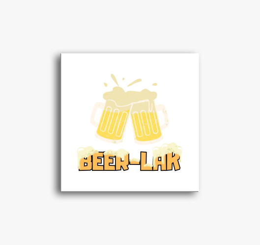 Beer-lak slika na platnu