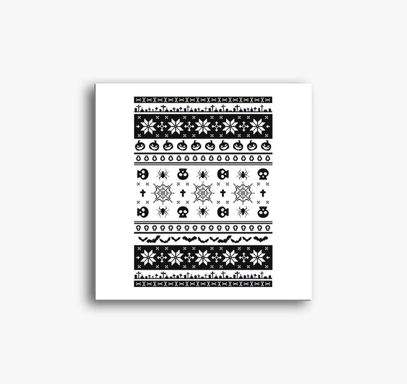 Halloweenes pulcsi minta slika na platnu